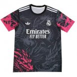 Tailandia Camiseta Real Madrid Dragon 24-25 Negro Rojo