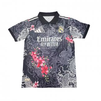 Tailandia Camiseta Real Madrid Dragon 25-26 Negro Rojo