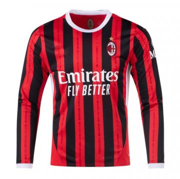 Camiseta AC Milan 1ª Manga Larga 24-25