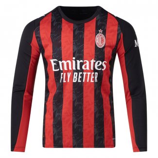 Camiseta AC Milan 1ª Manga Larga 25-26