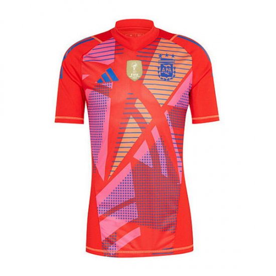 Camiseta Argentina Portero 2024 Rojo - Haga un click en la imagen para cerrar