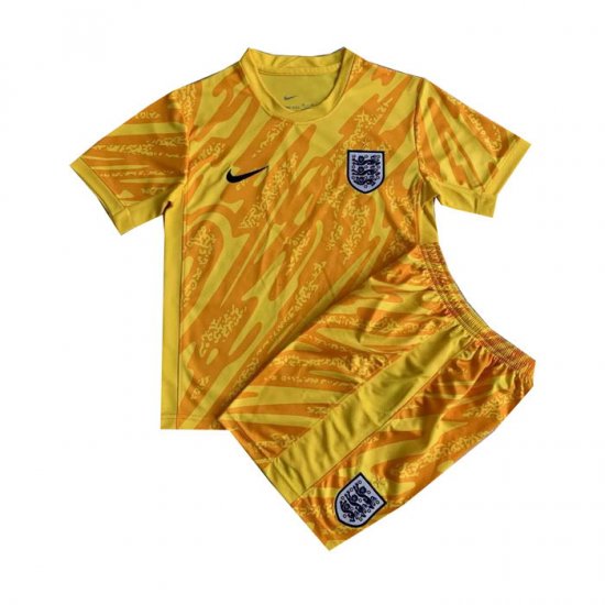 Camiseta Inglaterra Portero Nino 2024 Amarillo - Haga un click en la imagen para cerrar