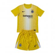 Camiseta Inter Milan Portero Nino 25-26 Amarillo