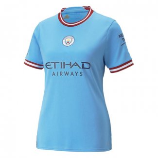 Camiseta Manchester City 1ª Mujer 22-23