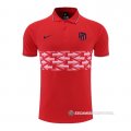 Camiseta Polo del Atletico Madrid 22-23 Rojo