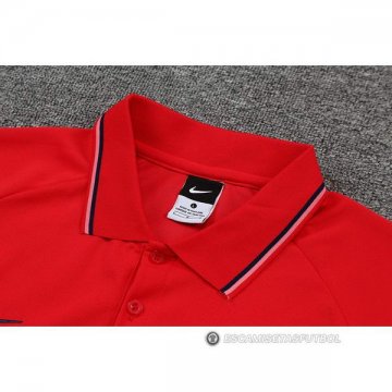 Camiseta Polo del Atletico Madrid 22-23 Rojo