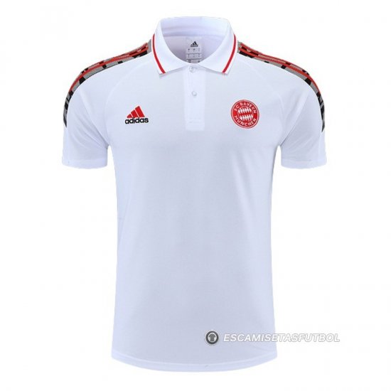 Camiseta Polo del Bayern Munich 22-23 Blanco - Haga un click en la imagen para cerrar