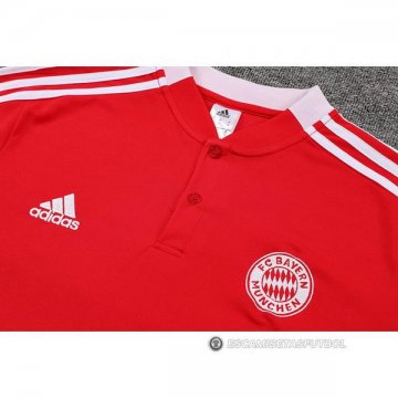 Camiseta Polo del Bayern Munich 22-23 Rojo