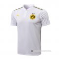 Camiseta Polo del Borussia Dortmund 21-22 Blanco