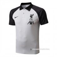 Camiseta Polo del Liverpool 2022-23 Gris