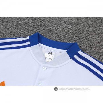 Camiseta Polo del Real Madrid 22-23 Blanco y Azul