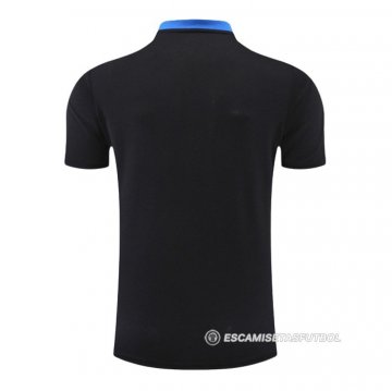 Camiseta Polo del Real Madrid 22-23 Negro y Azul