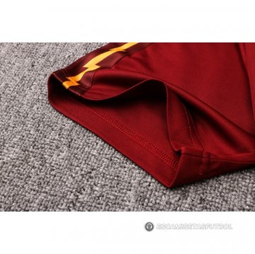 Camiseta Polo del Roma 2020/2021 Rojo