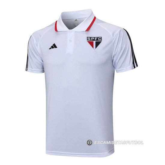 Camiseta Polo del Sao Paulo 23-24 Blanco - Haga un click en la imagen para cerrar