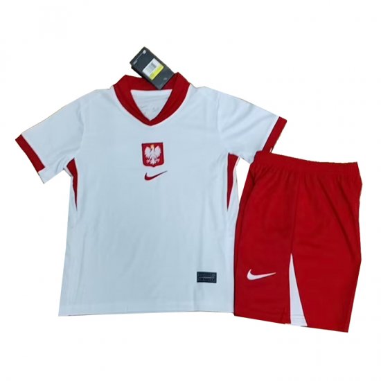 Camiseta Polonia 1ª Nino 2024 - Haga un click en la imagen para cerrar