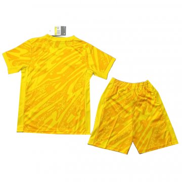 Camiseta Portugal Portero Nino 2024 Amarillo