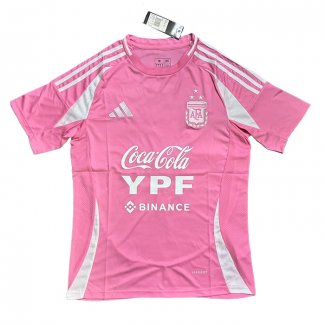 Camiseta Pre Partido del Argentina 2025 Rosa