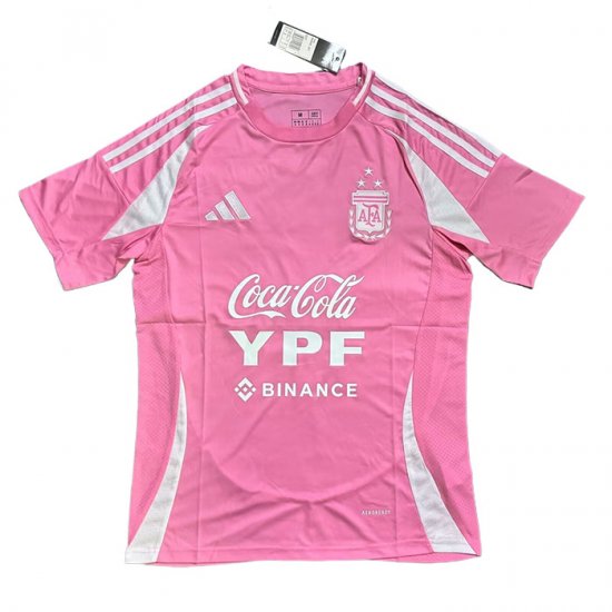 Camiseta Pre Partido del Argentina 2025 Rosa - Haga un click en la imagen para cerrar