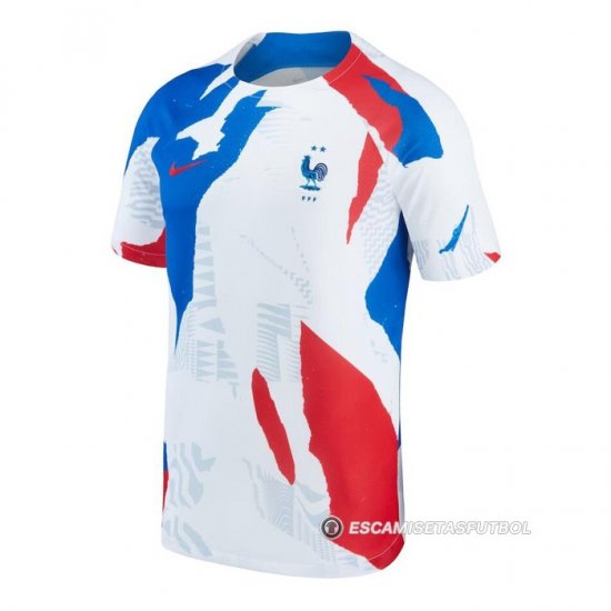 Camiseta Pre Partido del Francia 2022 Blanco - Haga un click en la imagen para cerrar