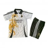 Camiseta Real Madrid Dragon Nino 2025-2026 Blanco