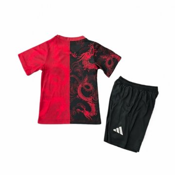Camiseta Real Madrid Dragon Nino 25-26 Rojo