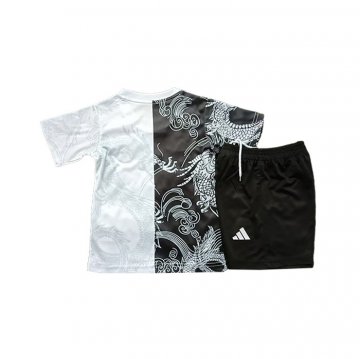 Camiseta Real Madrid Dragon Nino 25-26 Negro Blanco