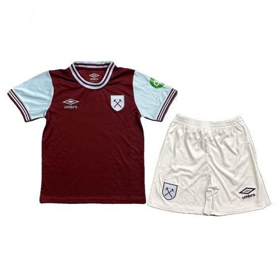 Camiseta West Ham 1ª Nino 24-25 - Haga un click en la imagen para cerrar