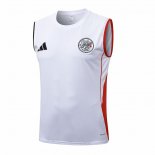 Camiseta de Entrenamiento Ajax Sin Mangas 25-26 Blanco