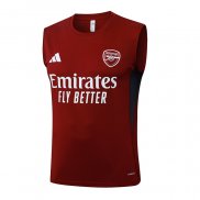Camiseta de Entrenamiento Arsenal Sin Mangas 25-26 Rojo