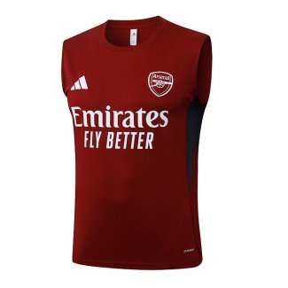 Camiseta de Entrenamiento Arsenal Sin Mangas 25-26 Rojo