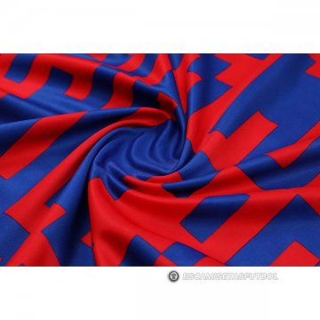 Camiseta de Entrenamiento Barcelona 22-23 Rojo y Azul
