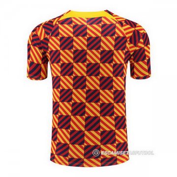 Camiseta de Entrenamiento Barcelona 23-24 Amarillo