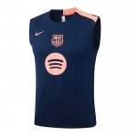 Camiseta de Entrenamiento Barcelona Sin Mangas 25-26 Azul Rosa