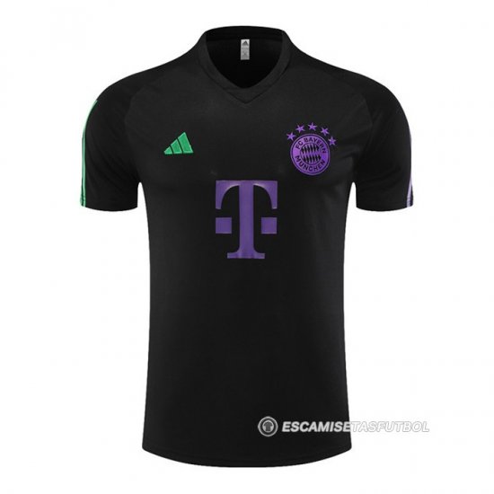Camiseta de Entrenamiento Bayern Munich 23-24 Negro - Haga un click en la imagen para cerrar