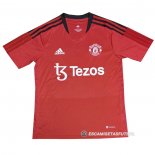 Camiseta de Entrenamiento Manchester United 2022 Rojo
