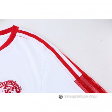 Camiseta de Entrenamiento Manchester United 2023-24 Blanco