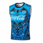 Camiseta de Entrenamiento Napoli Sin Mangas 25-26 Azul