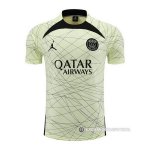 Camiseta de Entrenamiento Paris Saint-Germain Jordan 23-24 Amarillo