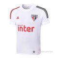 Camiseta de Entrenamiento Sao Paulo 2020/2021 Blanco