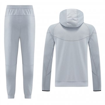 Chandal con Capucha del Barcelona 2025 Gris