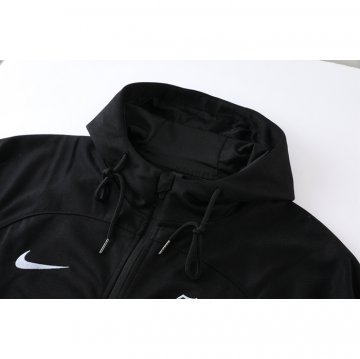 Chandal con Capucha del Barcelona 22-23 Negro