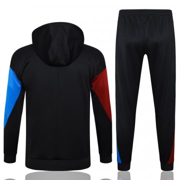 Chandal con Capucha del Barcelona 24-25 Negro