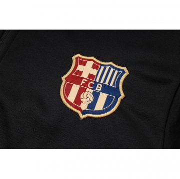 Chandal con Capucha del Barcelona Nino 24-25 Negro