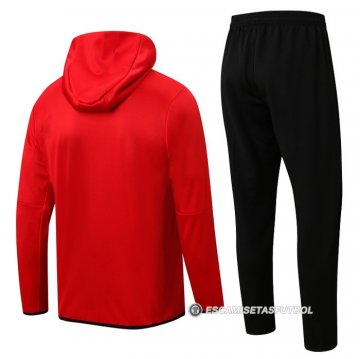 Chandal con Capucha del Paris Saint-Germain 22-23 Rojo