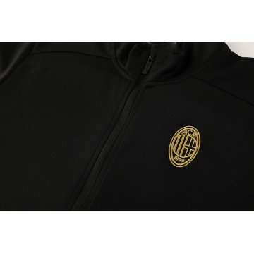 Chandal de Chaqueta del AC Milan 24-25 Negro