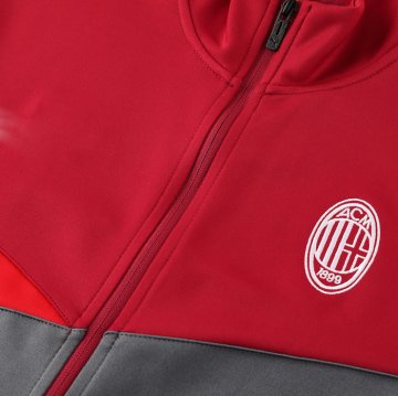 Chandal de Chaqueta del AC Milan 24-25 Rojo Gris