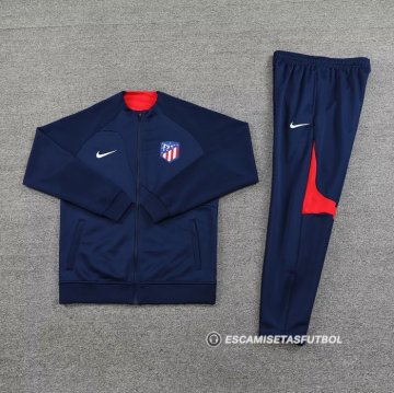 Chandal de Chaqueta del Atletico Madrid 23-24 Azul