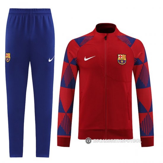 Chandal de Chaqueta del Barcelona 2022-23 Rojo - Haga un click en la imagen para cerrar