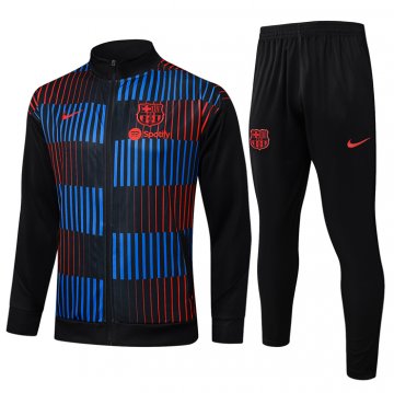 Chandal de Chaqueta del Barcelona 2024-25 Rojo y Azul