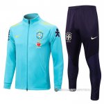 Chandal de Chaqueta del Brasil 2022-23 Azul